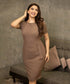 Gathered Sleeve Detailed Shift Dress